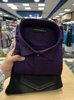 Plain Shirt & Jeans Combo