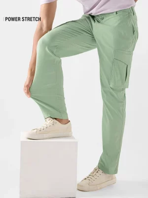 Mint Men Stretch Cargo Pants