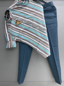 Striped Shirt & Trouser Pant Combo