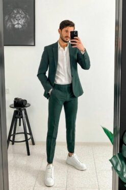 Trending Green Coat & Pants for Men